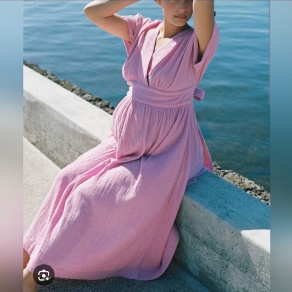 Hatch the Carolina Dress in pink, sz 2 (m)